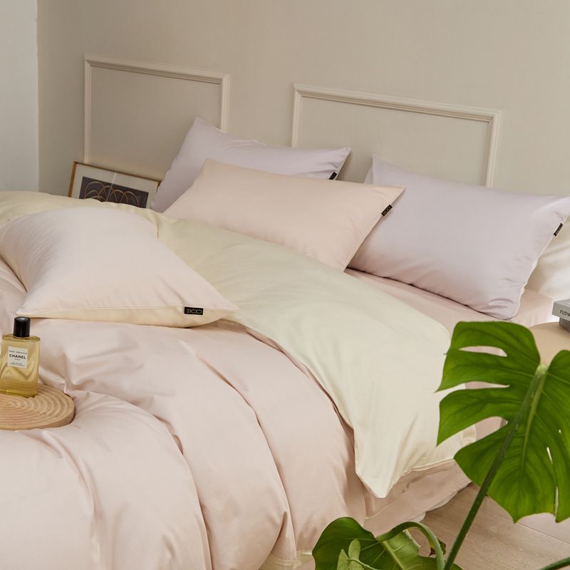 MSY 100 Count Pure Cotton Bedding Set 1.8m sheets set of four (quilt cover view 5