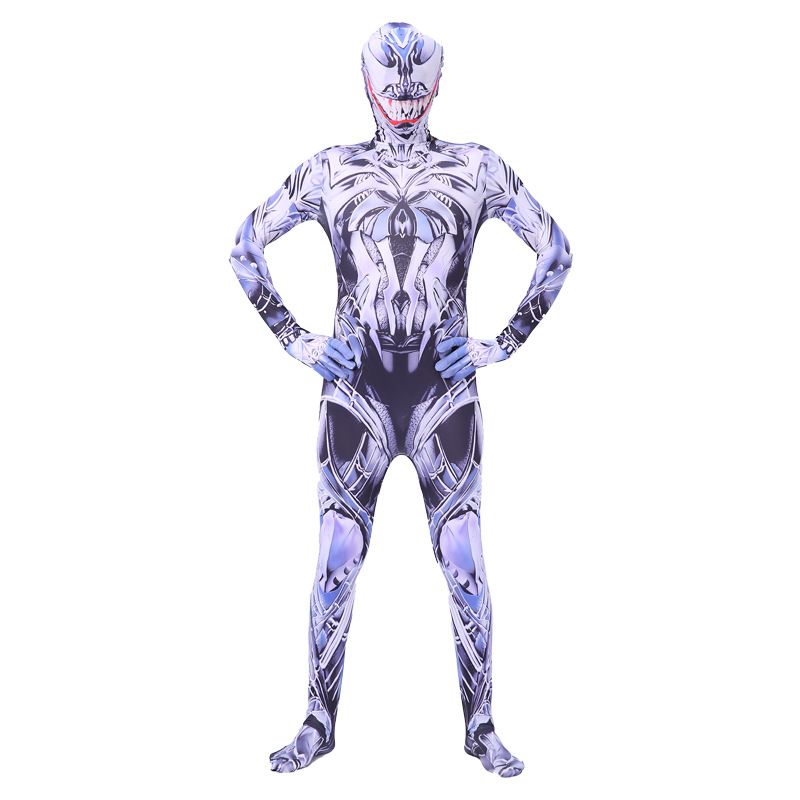 Spiderman Cosplay Costume Milk Silk One Piece Suit Colored venom 160