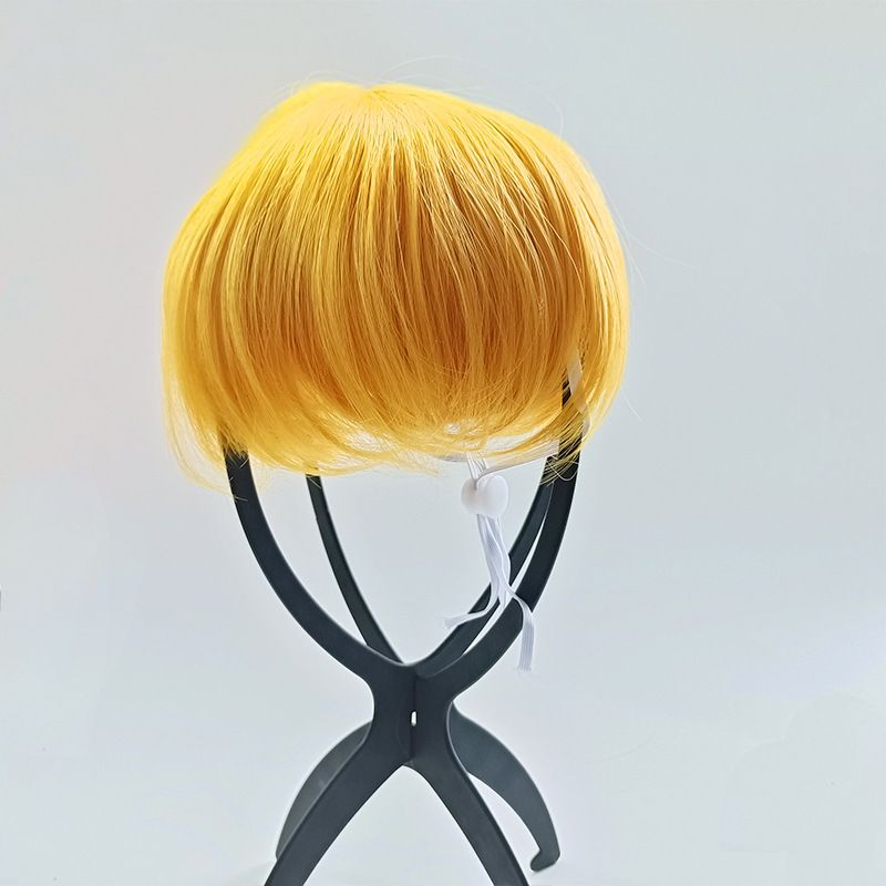Fujia Pet Wig Dog Cat Halloween Party Pet wig explosion head black view 2