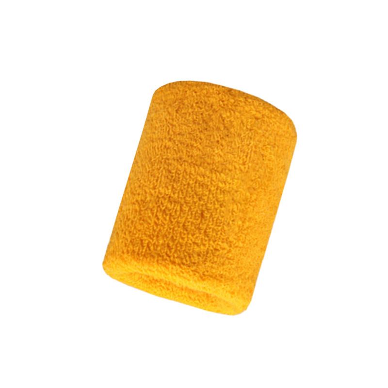 OEM Wrist Sweatband Polyester Sports Towel SW101 Yellow view 5