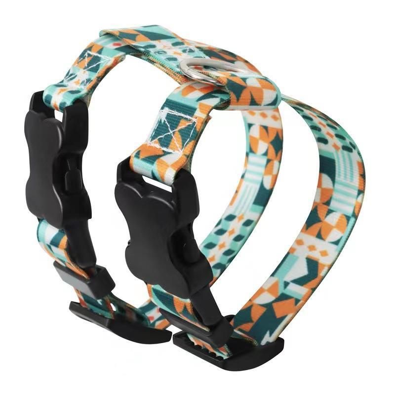 Adjustable Nylon Pet Harness Cat Dog Leash Orange S view 5