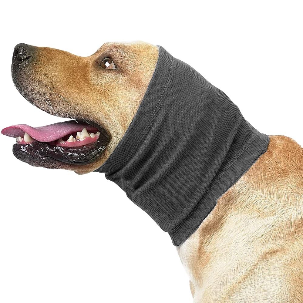 Pet Dog Ear Muffs Anti Noise Soft Winter Warm Blue M code view 2