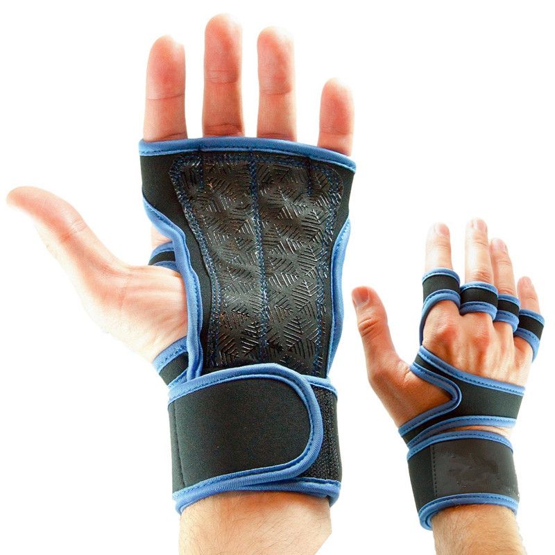 Leather Silicone Wrist Bracer for Weightlifting Climbing Pink-S view 3