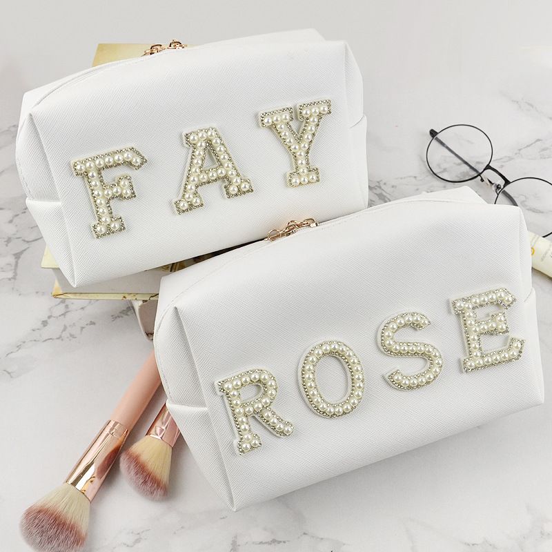 Cosmetic Bag Customizable PU Cube Makeup Travel Storage Small size-FAY view 3