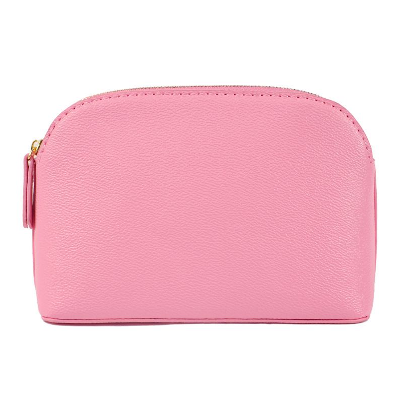 PU Leather Makeup Bag Waterproof Travel Storage. Black view 6