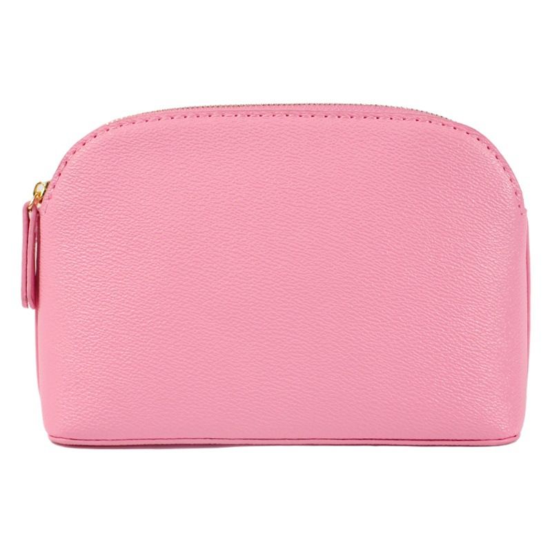 PU Leather Makeup Bag Waterproof Travel Storage. Light purple view 2