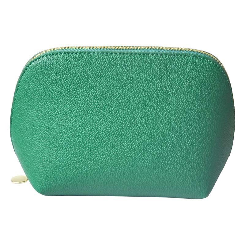 PU Leather Makeup Bag Custom Cube Waterproof Travel. Yellow view 6