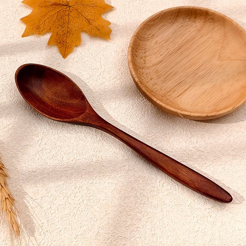 Wooden Spoon Han Lazy Bear 18cm 18cm wave spoon view 2