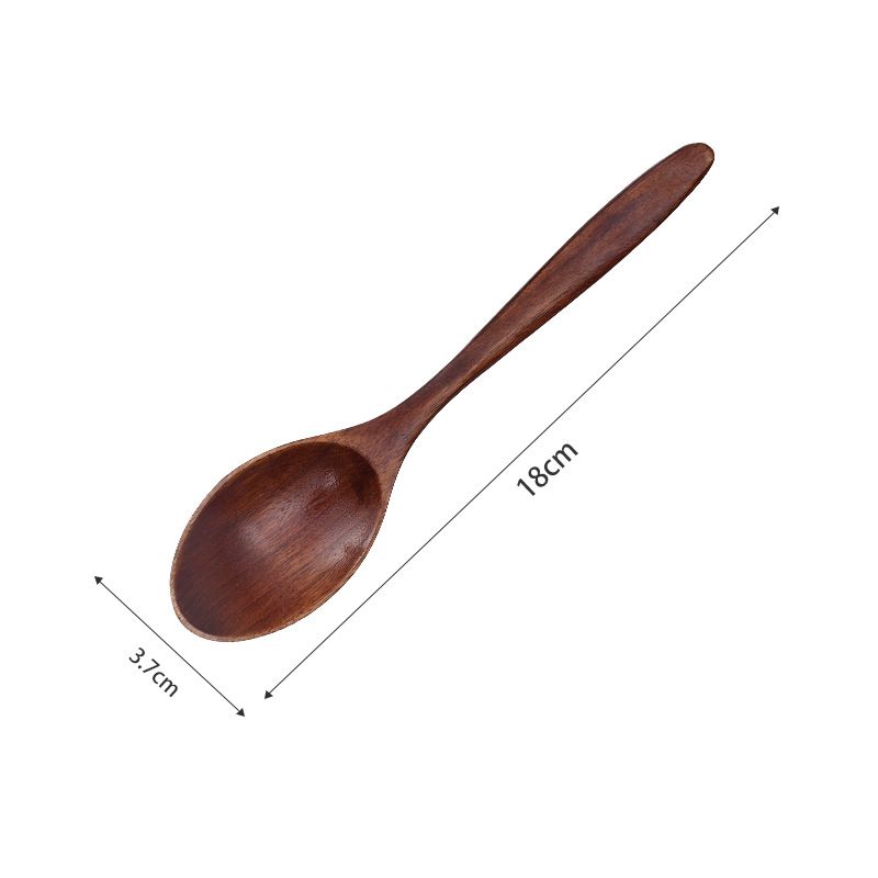 Wooden Spoon Han Lazy Bear 18cm 18cm wave spoon view 4