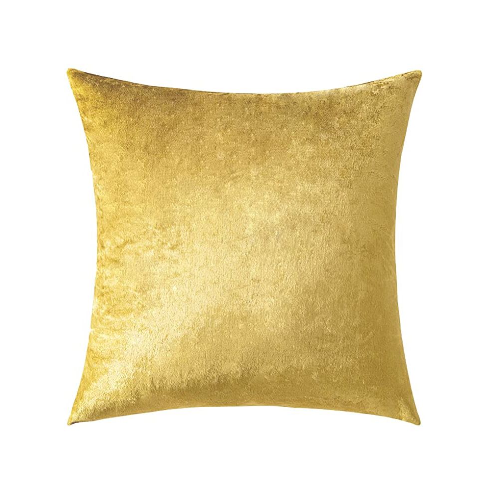 Ice Velvet Pillow Cover Polyester Solid Color 30x50cm Navy Blue 30*50cm view 6