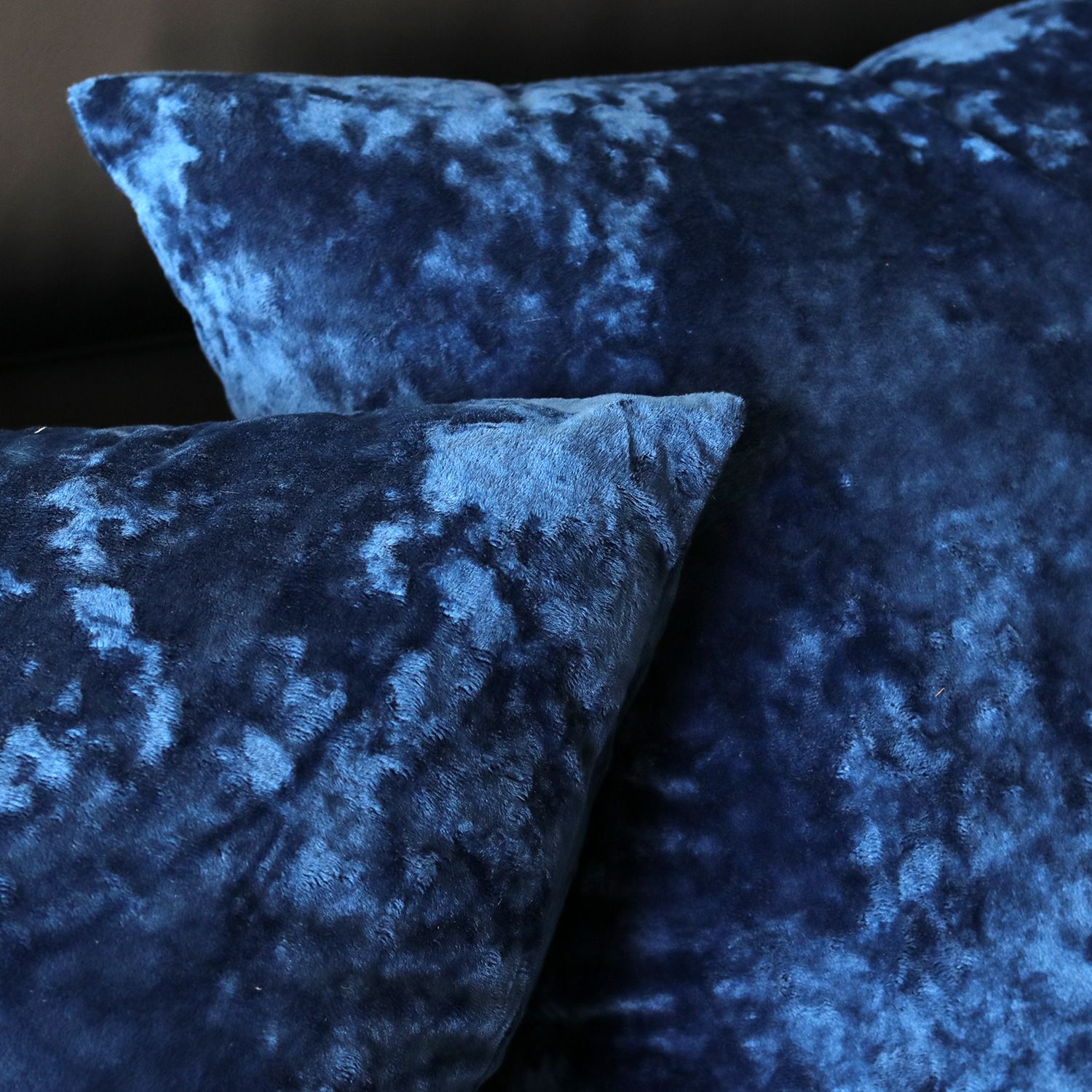 Ice Velvet Pillow Cover Polyester Solid Color 30x50cm Golden 50*50cm without view 4