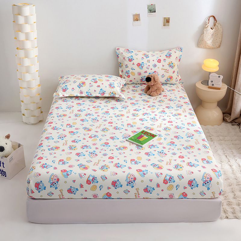 Yuan sheng Home Textiles Cartoon Dog 40s Cotton. Blue cat 200*220cm standard model view 4