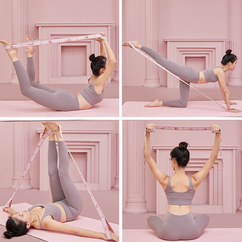Resistance Band Yoga Fitness Digital Style Purple-star style [8 grids] view 5