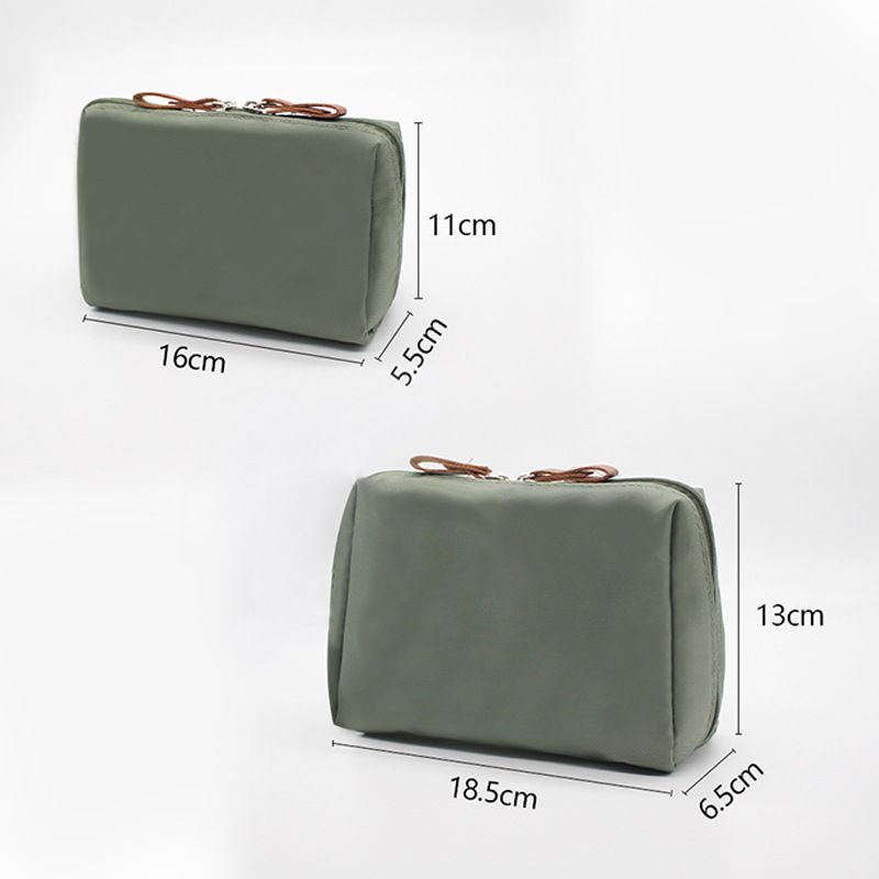 Ai Cheng Space Makeup Bag Travel Storage Hand-held cosmetic bag [green] large size view 2