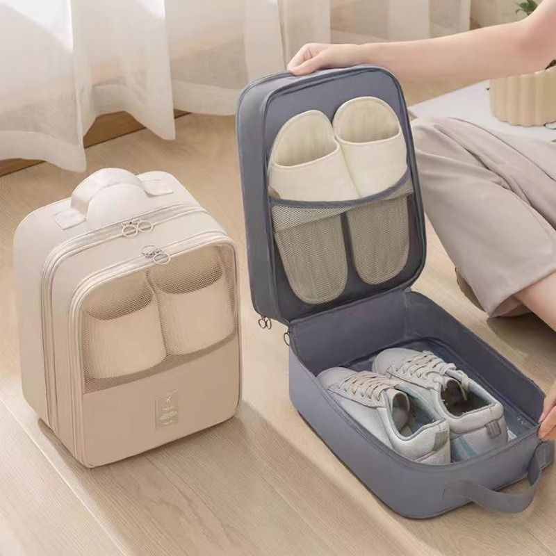 MuJia Thickened Dustproof Portable Travel Shoe Organizer view 2