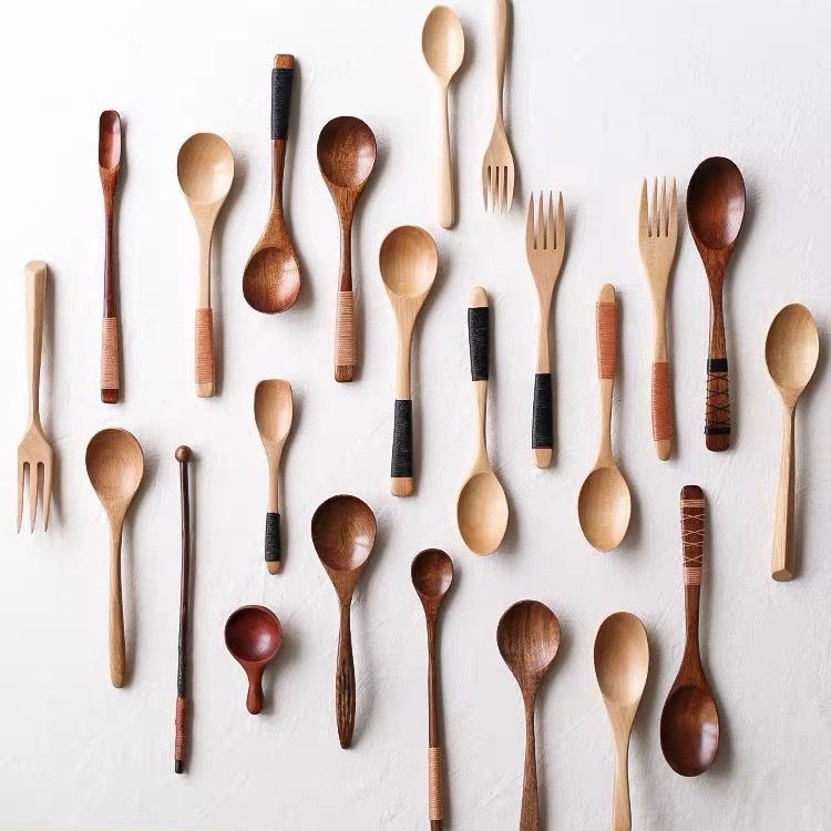 Wooden Spoon Create Credit Long Handle [beech thickened varnish] large view 2