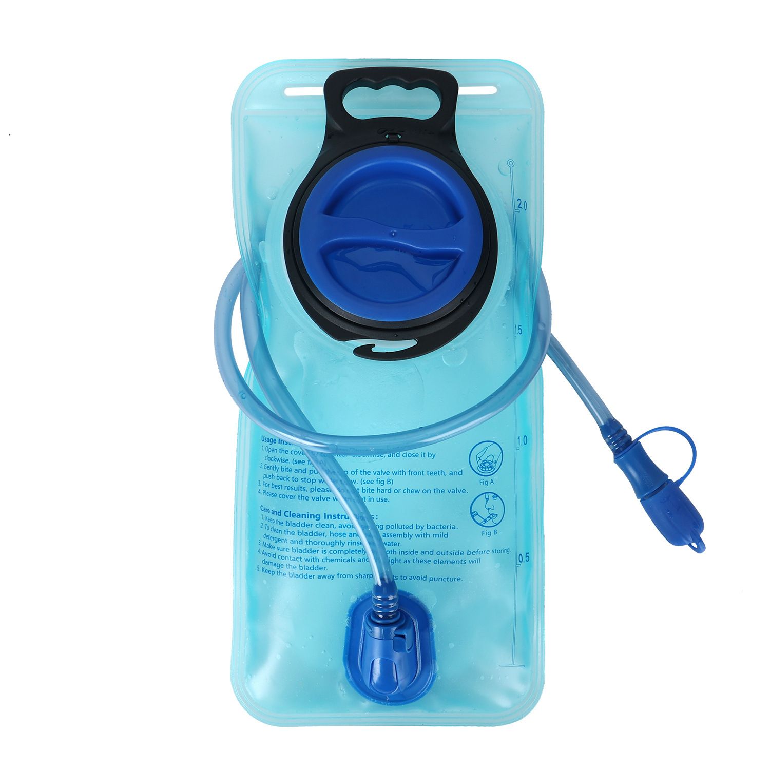 FREEKNIGHT 2L Hydration Bladder for Hiking Cycling White view 5