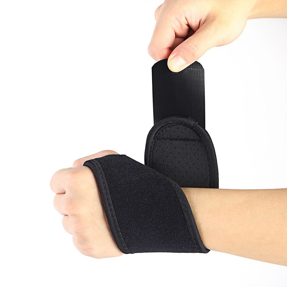 Wristband Adjustable Compression Fitness SBR Black wristband 28*8cm view 2