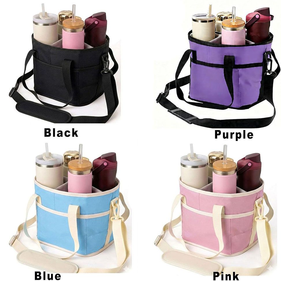 No Spill Car Drink Holder Bag Black Soft compartment view 4