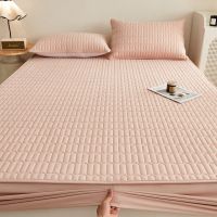 Washed Cotton Quilted Fitted Sheet Diamond view 4