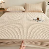Washed Cotton Quilted Fitted Sheet Diamond 135x200cm view 5