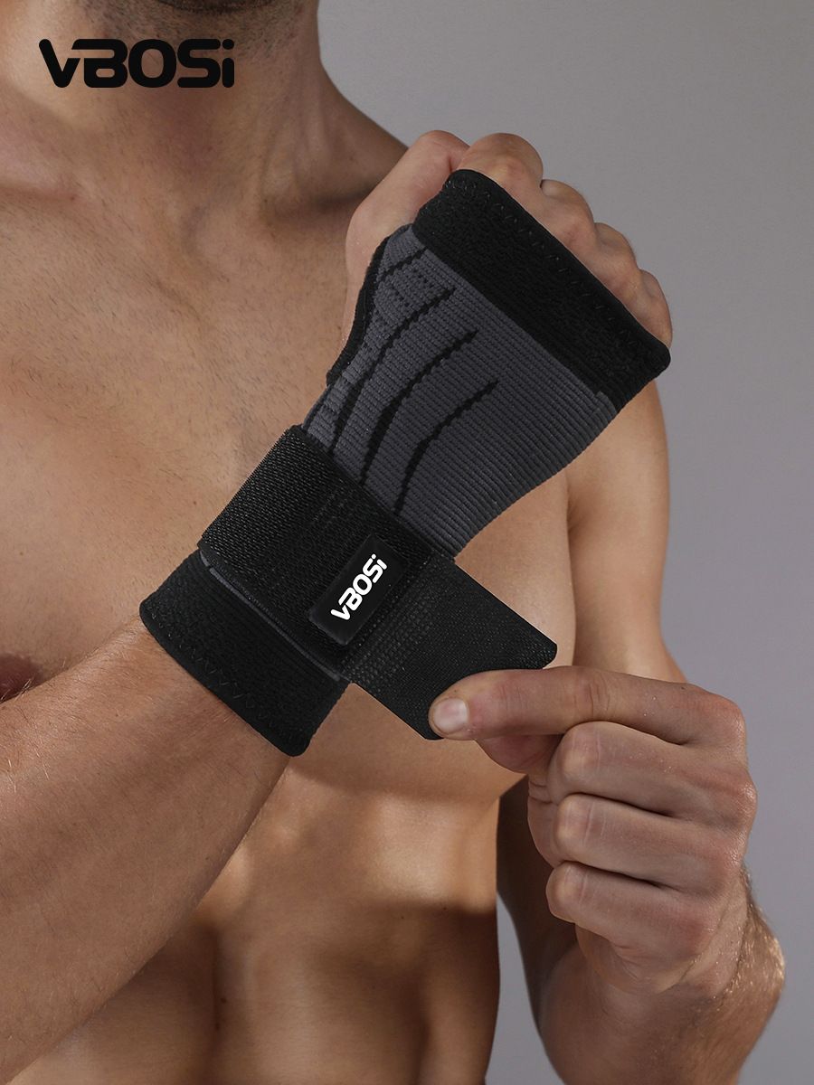 VBOSI Wrist Support Nylon Fitness Sports Protection Orange (single pack) M view 5