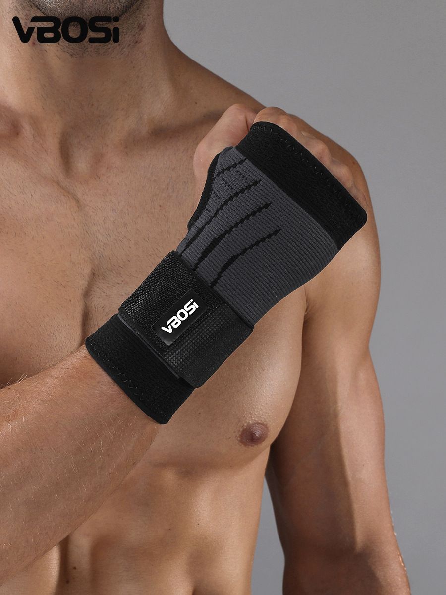 VBOSI Wrist Support Nylon Fitness Sports Protection Orange (single pack) XL view 3