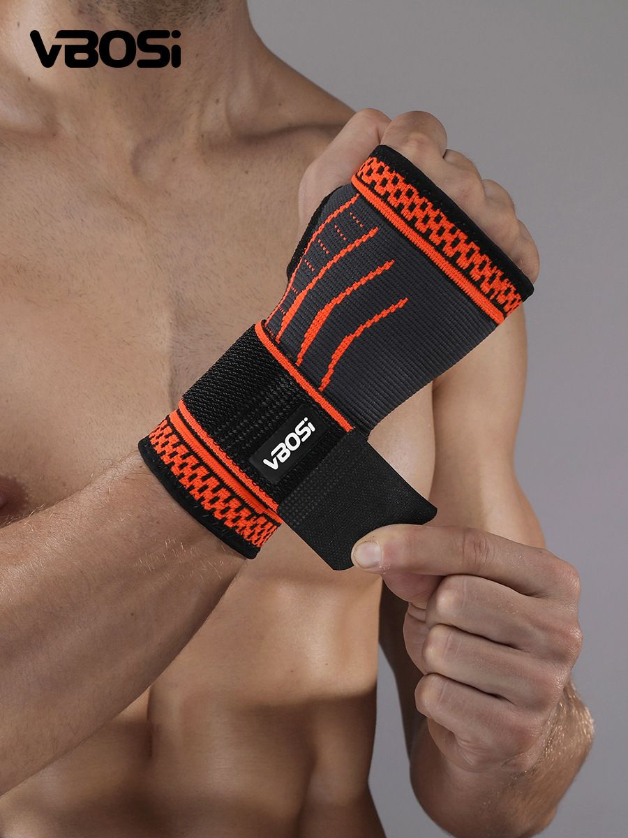 VBOSI Wrist Support Nylon Fitness Sports Protection Green (single pack) XL view 2