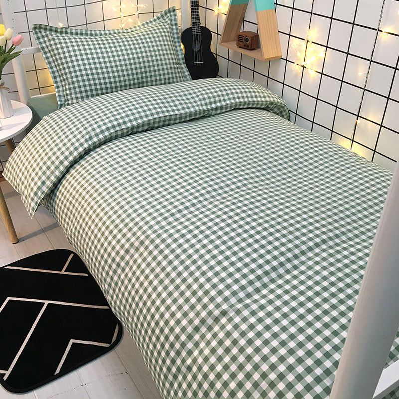 Duo Duo Quilt Cover Twill Geometric Pattern Little pink grid 2.3x 2.5m sheets view 5