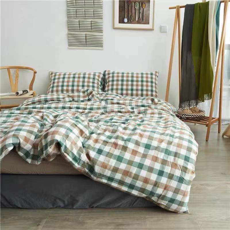 Duo Duo Quilt Cover Geometric Pattern Twill Azure blue floral 1.0x 2.2 m sheets view 5