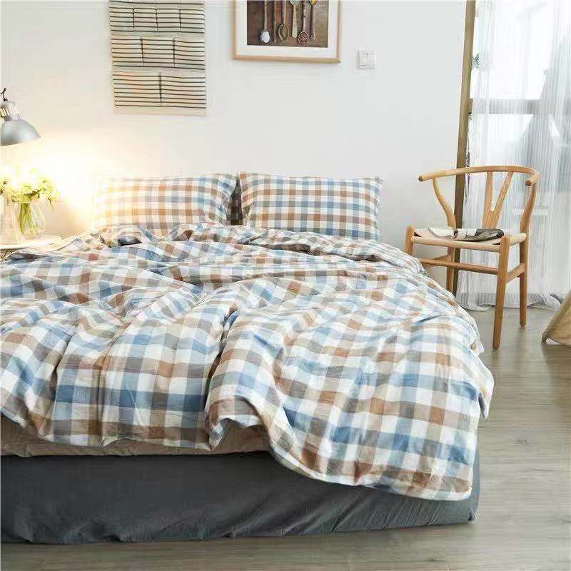 Duo Duo Quilt Cover Geometric Pattern Twill Apple blossom 2.0x 2.3 m quilt cover view 4