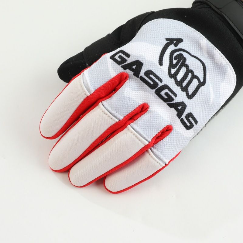 FISD Cycling Gloves Red Blue Breathable Wear Resistant White view 5