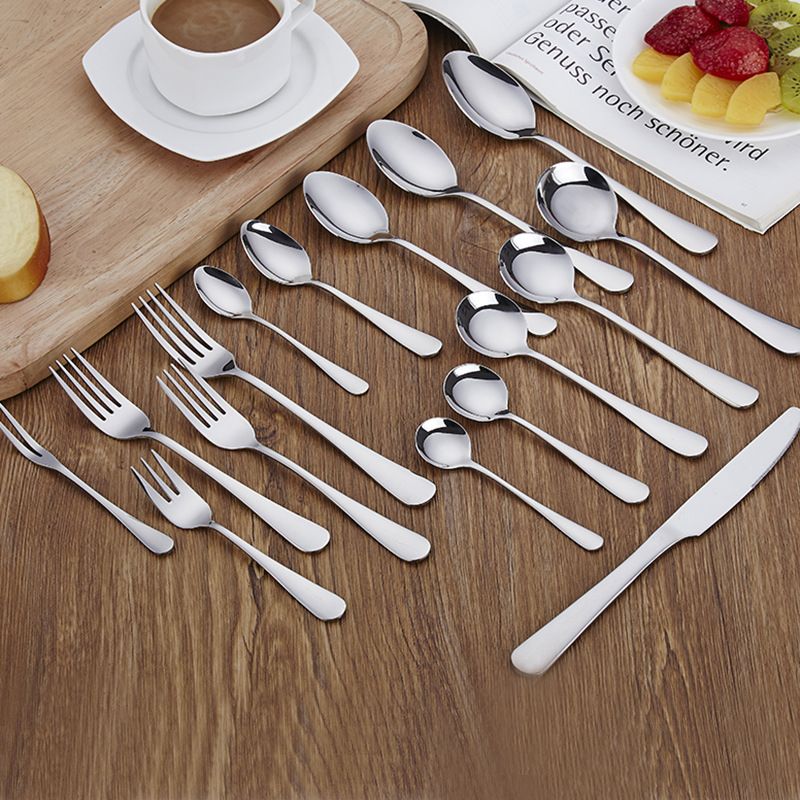 Stainless Steel Knife Fork Spoon Set 1010 1010 main table knife view 2