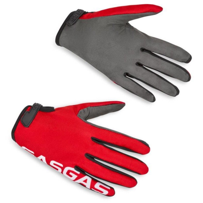 Gas Bicycle Gloves Nylon Thin Outdoor New red and black S view 4