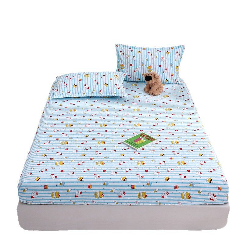 Yuan sheng Home Textiles Pure Cotton Cartoon Dog Sheet Blue cat 200*220cm view 6