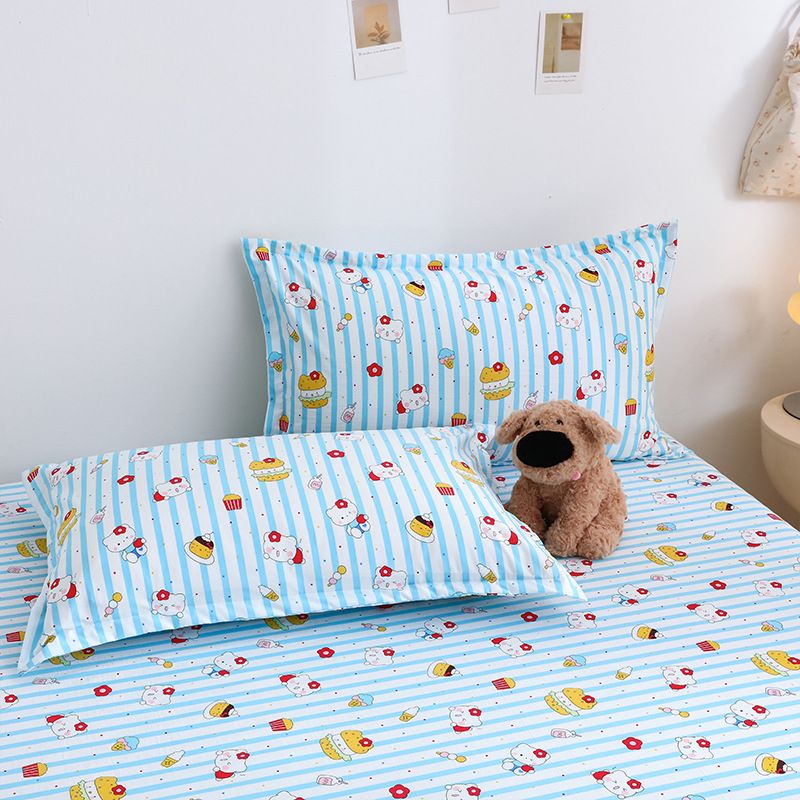 Yuan sheng Home Textiles Pure Cotton Cartoon Dog Sheet Cartoon white bear view 3