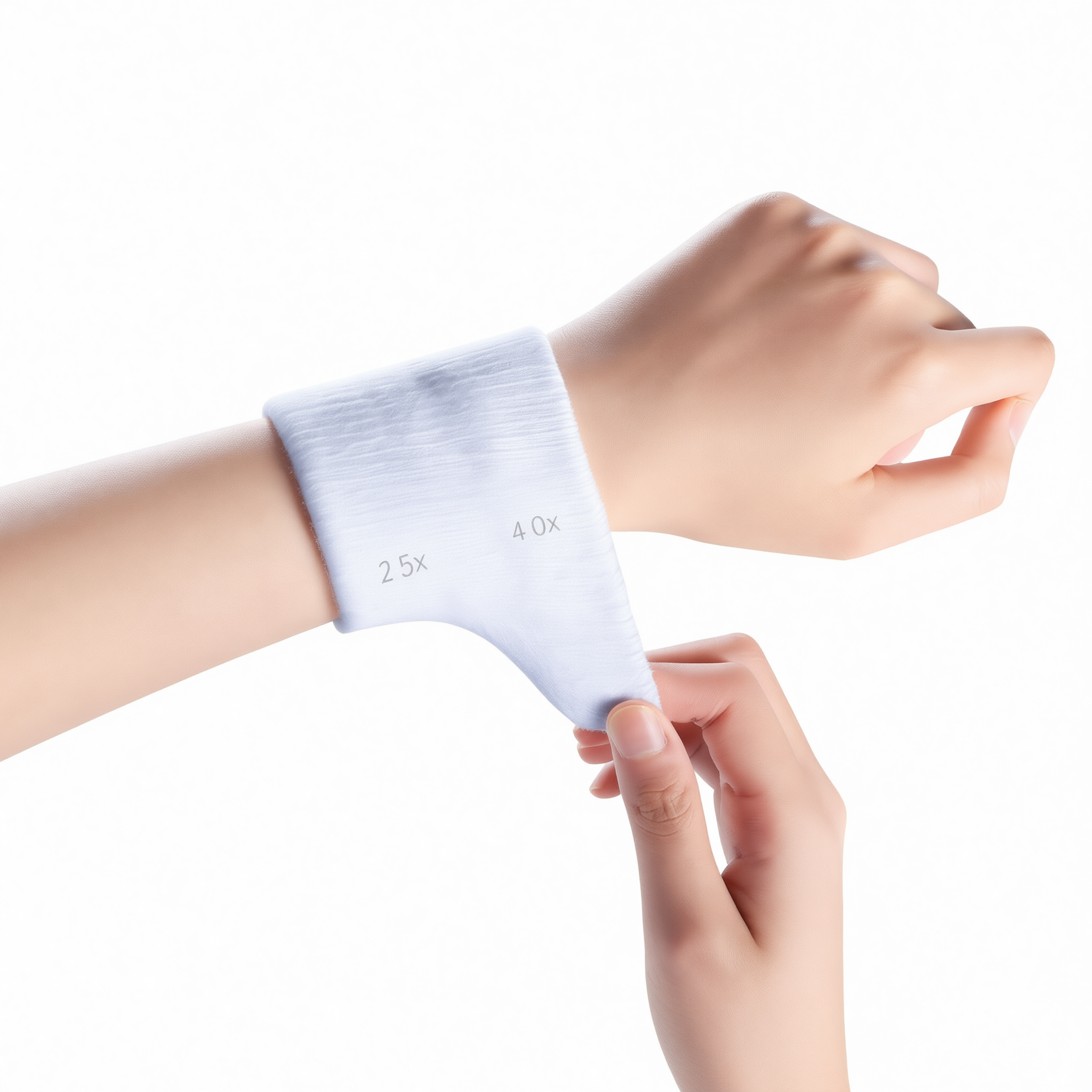 Sports Wristbands Sweat Absorbent Elastic Polyester Lemon yellow [sweat-absorbent view 5