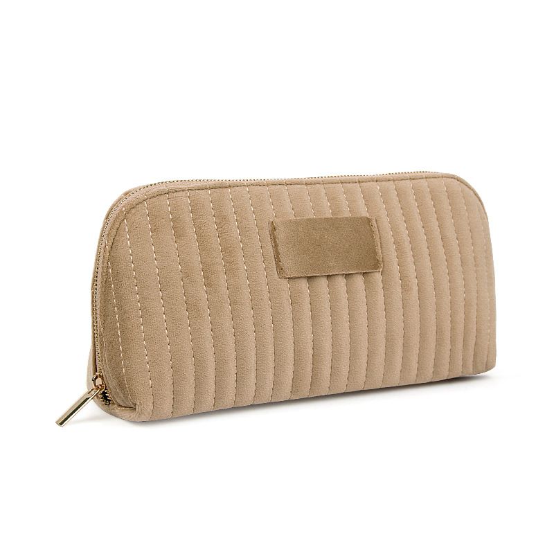 Great Velvet Travel Storage Bag Makeup Organizer Dirty pink view 6