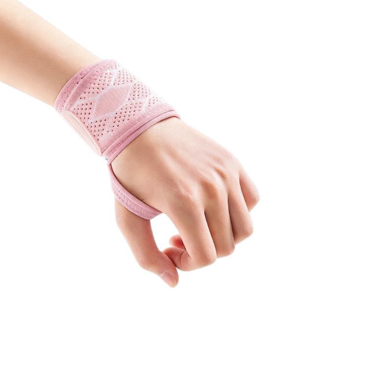 Sports Wristband Compression Sweat Band Charming purple - one pair [breathable view 6
