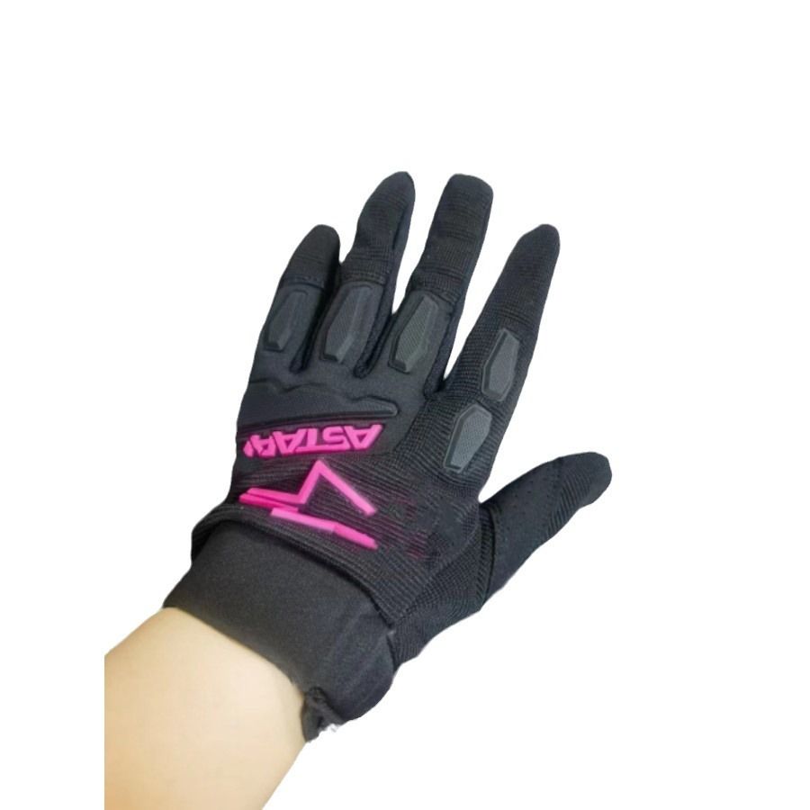 Lohas Fox Bicycle Gloves Nylon Long Finger A blue view 6