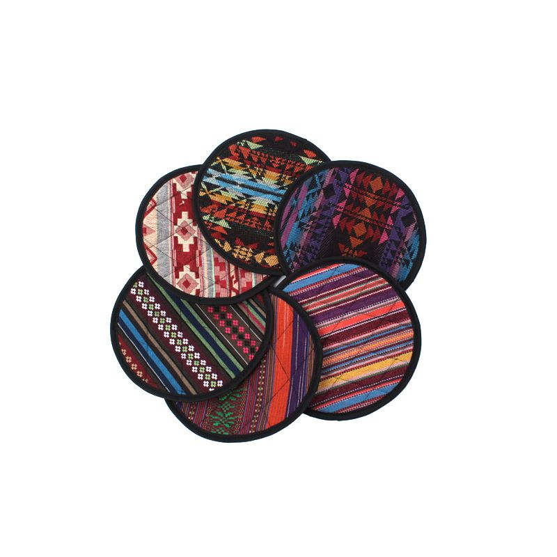 Pot Mat Retro Round Kitchen Insulation Holder Coaster view 5