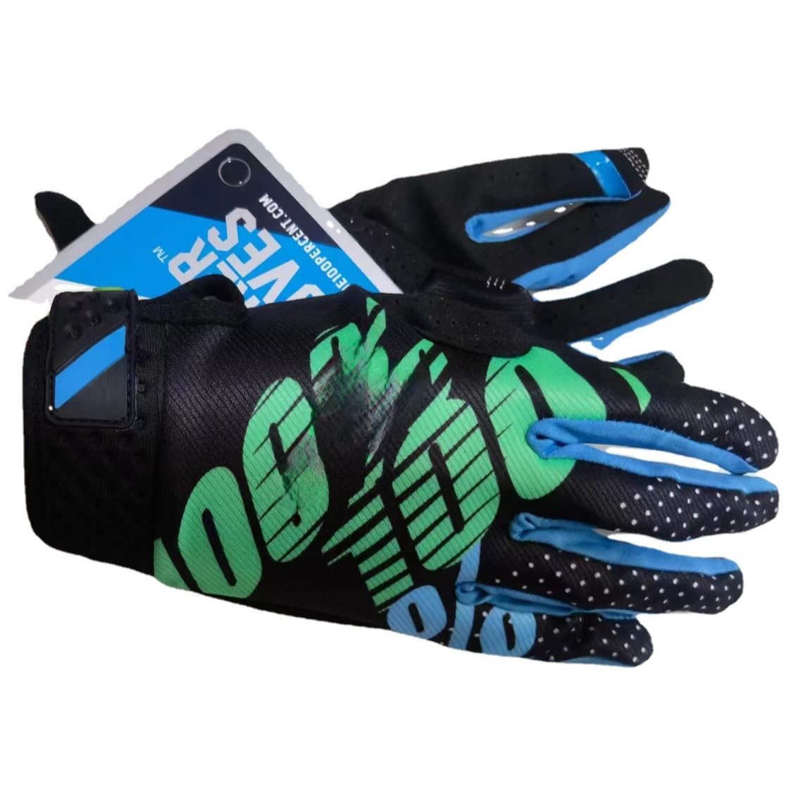 LOHAS FOX Cycling Gloves Nylon Wear Resistant Long. Black XL view 5