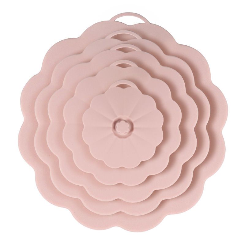 Food-Grade Silicone Stretchable Sealing Lids Set of 5 – Leak-Proof Reusable view 7