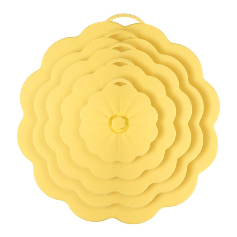 Food-Grade Silicone Stretchable Sealing Lids Set of 5 – Leak-Proof Reusable view 8