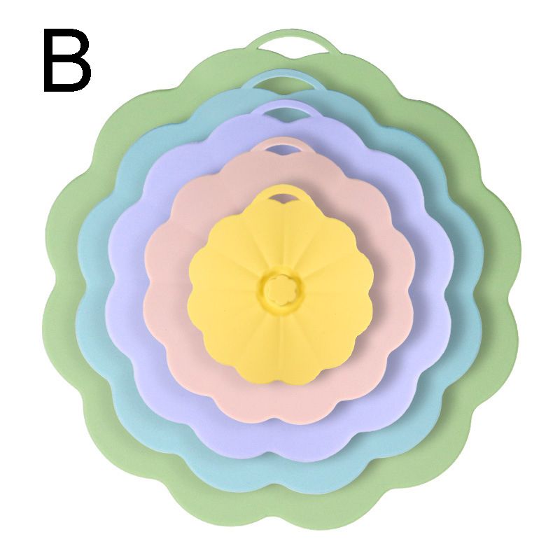 Food-Grade Silicone Stretchable Sealing Lids Set of 5 – Leak-Proof Reusable view 11