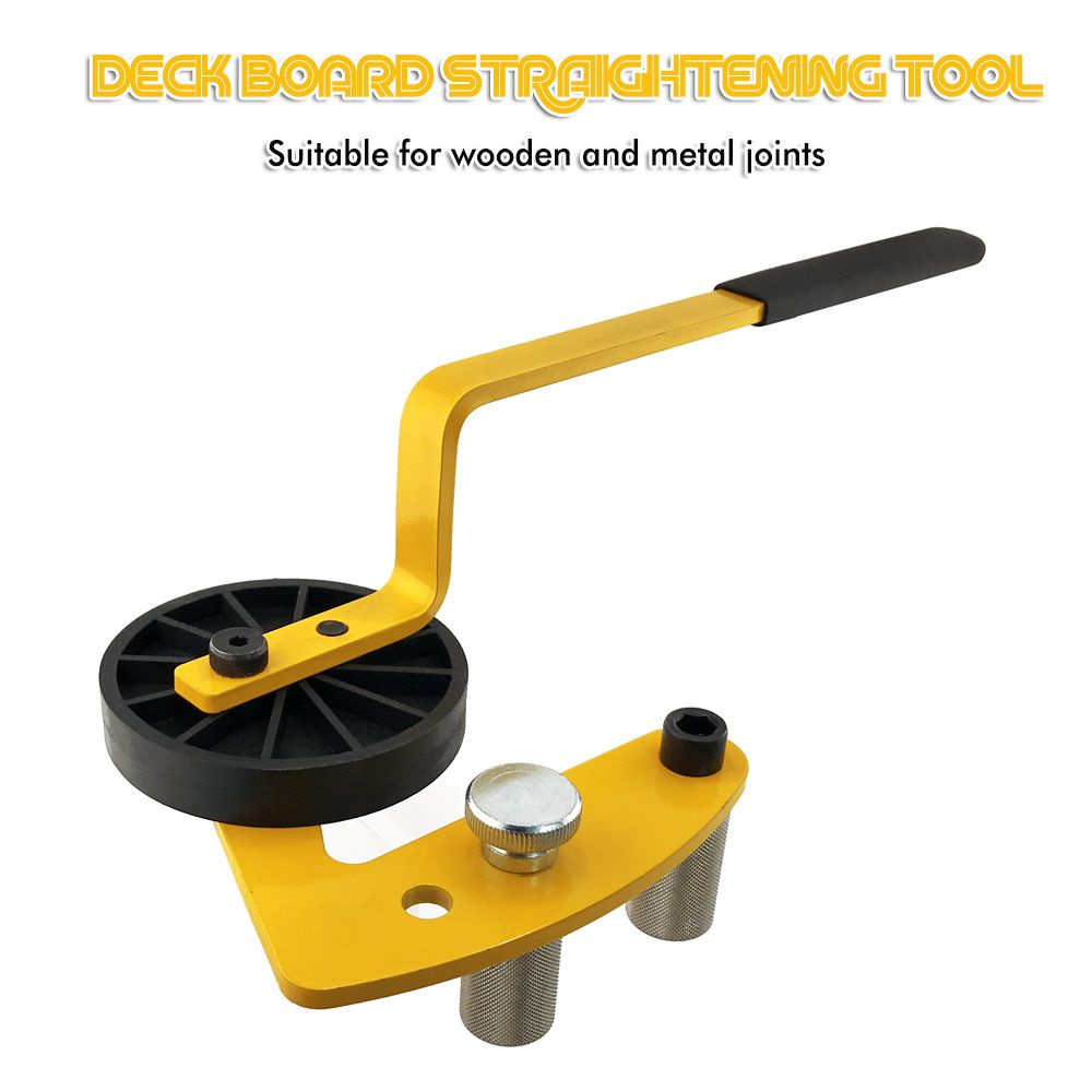 Deck Board Straightening Tool with Anti-Slip Handle and Hard Pressure Roller view 8