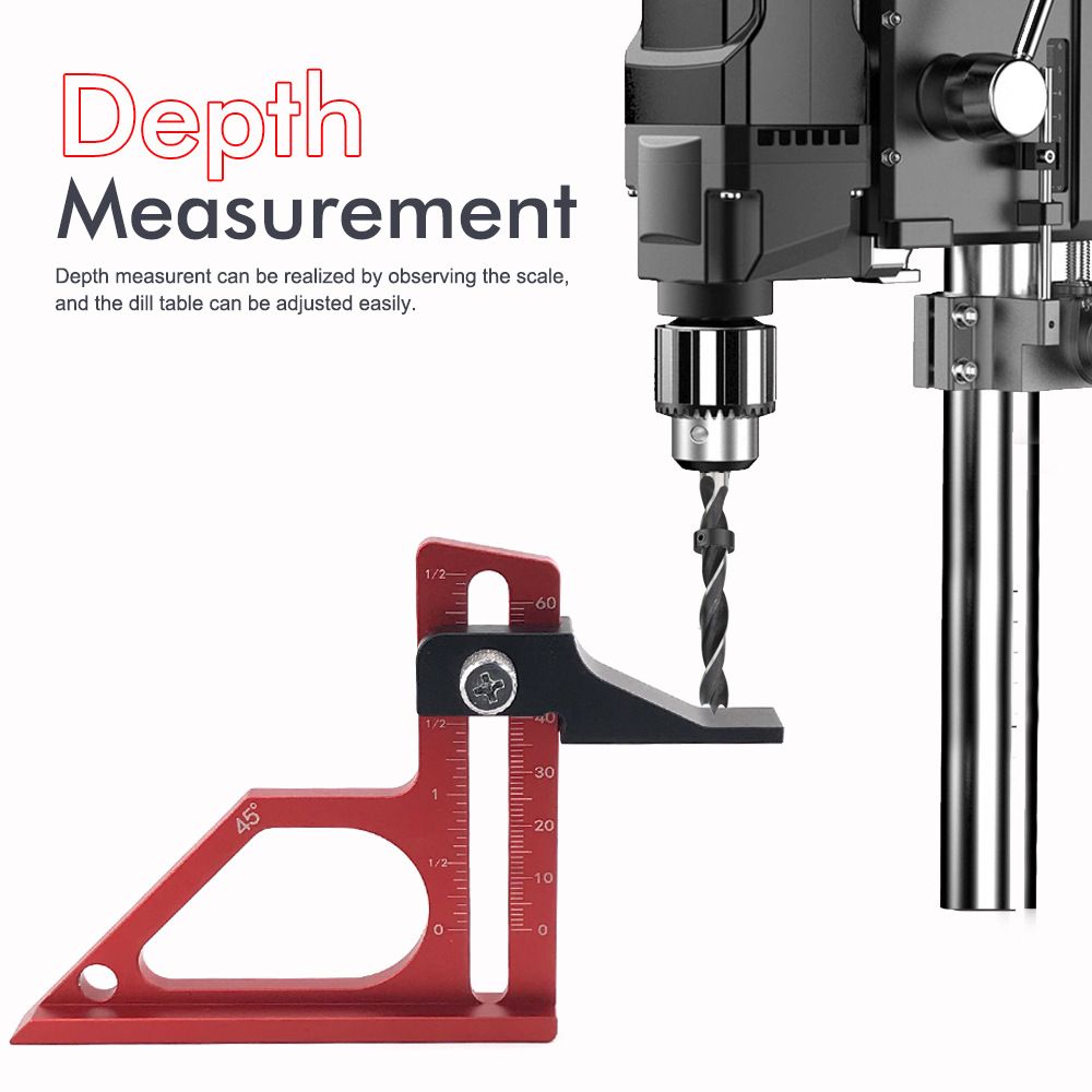 Woodworking Height and Depth Gauge Aluminum Alloy Measuring Tool with Locking view 5