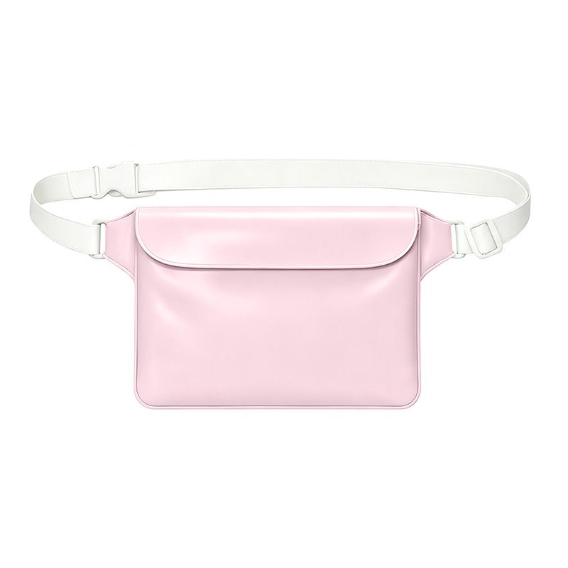 Waterproof PVC Waist Bag with Touchscreen Compatible Pouch for Skiing — image 1