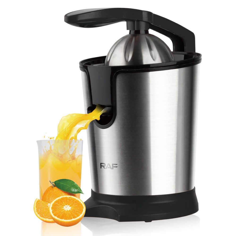 Electric Citrus Juicer with Stainless Steel Body and Dual-Color Press Arm — image 1