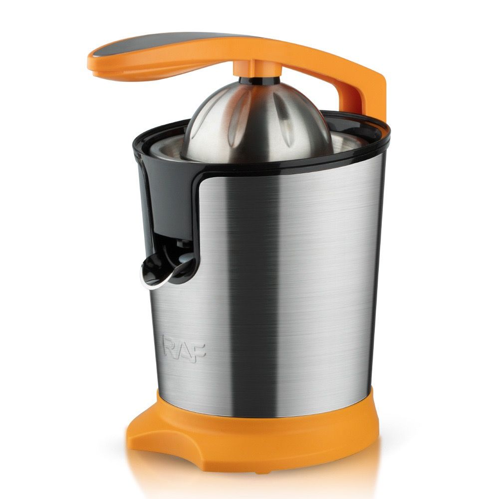 Electric Citrus Juicer with Stainless Steel Body and Dual-Color Press Arm view 9